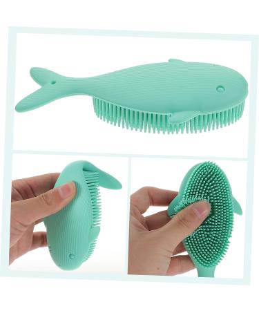 4pcs FOMIYES Silicone Newborn Baby Massage & Shampoo Brush Set - Soft Shower Scrubber for Bathing Supplies - Buy Online on GoSupps.com