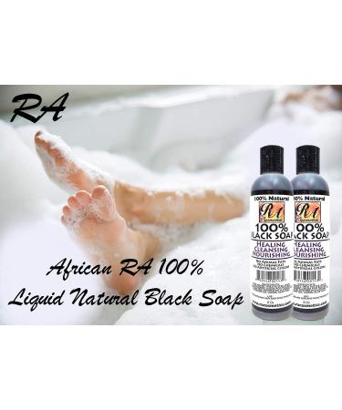 Buy RA COSMETICS 100% African Liquid Natural Black Soap - 8 oz | Authentic Organic Skincare for All Skin Types - International Shipping Available - Buy Online on GoSupps.com