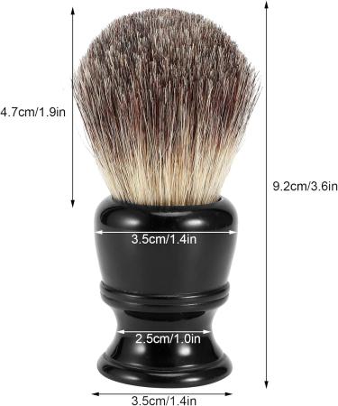Alvinlite Portable Resin Beard Brush | Shaving Brush for Foam & Skin Massage - International Shipping - Buy Online on GoSupps.com