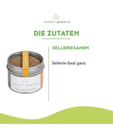 Top Quality Celery Seeds - Spice for Soups Stews Cabbage Dishes & Homemade Celery Salt - 55g - Buy Online on GoSupps.com