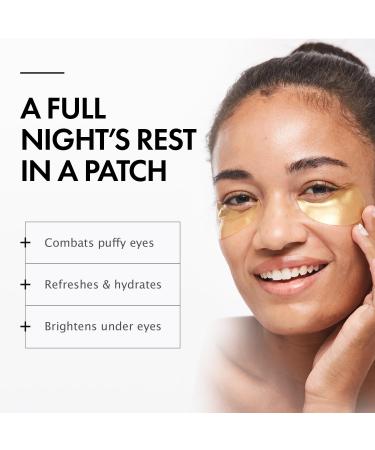 Depology Restoring Hydrogel Under Eye Patch - 60 Brightening Caffeine Gold Pads for Dark Circles Puffiness & Wrinkles - Travel-Friendly - Buy Online on GoSupps.com