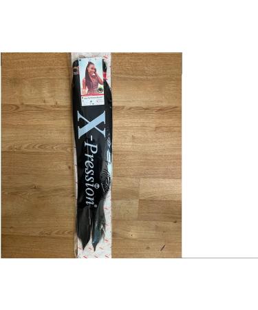 NEW 60 INCH PRE-PULLED XPRESSION LAGOS BRAID PRE-PULLED Hair Extension 60 2Pack (Colour 1B Natural Black) 1B (Natural Black) 60 inches - Buy Online on GoSupps.com