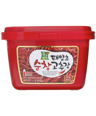 Jonga Vision Hot Pepper Paste, 1.1 Pound