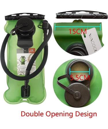 WACOOL 3L BPA Free Hydration Pack Bladder 100oz - Green, Leak-Proof Water Reservoir - Buy Online on GoSupps.com