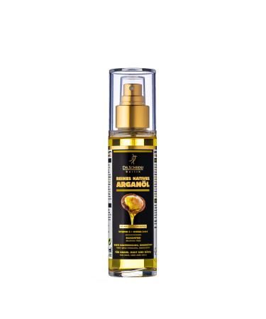 Dr. Schedu Berlin 100% Pure Moroccan Argan Oil - Organic  Cold-Pressed  No Chemical Treatment - Damage Control  Intensive Care for Face  Hair  Skin  Nails - Rich in Vitamin E  Omega 3  6  9 - 100 ML
