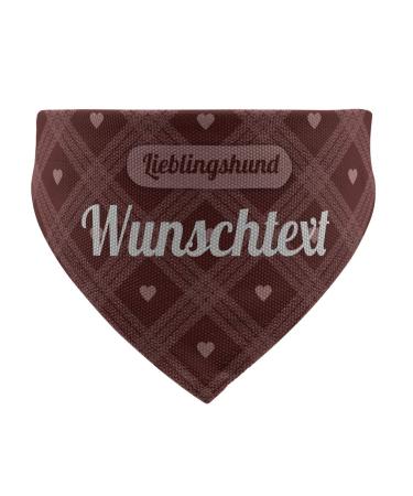 printplanet - Dog scarf with name or text - Scarf for dogs - Layout Favorite Dog - Size S Size S Favorite Dog