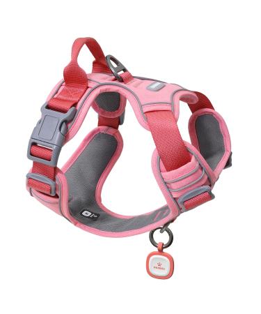 Pawaii dog harness dog harness for small dogs with handle pink anti-drawing dishes breast dishes. Pulled padded reflective adjustable breathable breathable dog mechanism with id day (s pink) s (bigger than: 43cm-55cm)) mimi pink - Buy Online on GoSupps.com