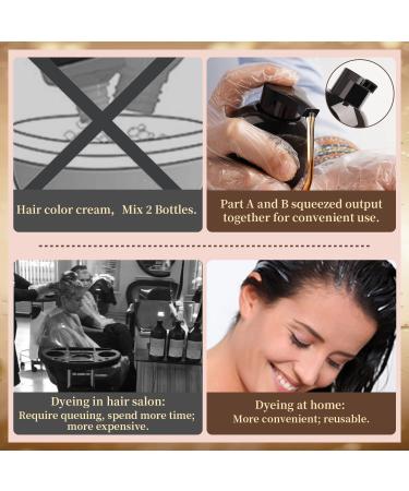 MOHOPE Reddish Browning Shampoo 14.1 Fl Oz (400ml) | 100% Grey Coverage 3 In 1 Hair Dye | Semi Permanent Lasts 30 Days | Natural, Ammonia-Free Formula | 20-Minute Application - Buy Online on GoSupps.com