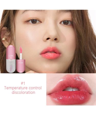Buy Tinted & Clear Plumping Lip Gloss - Moisturizing Shimmering Lip Oil | Clumsy Foster Color Change 1 Piece - International Shipping - Buy Online on GoSupps.com