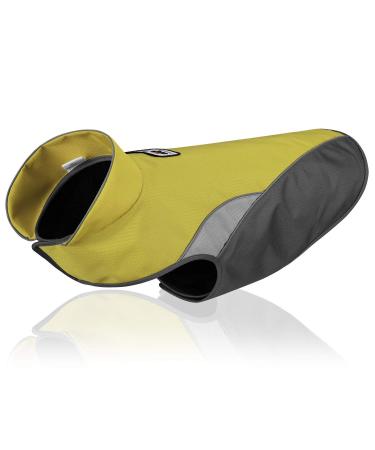 RC Gearpro waterproof fleece cold weather pet vest winter coat with reflective stripes for small medium -sized dogs (L green) l green green