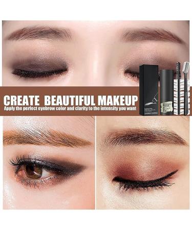  Hikaka Eyebrow Stamp Shaping Kit Adjustable Eyebrow Powder Waterproof Eyebrow Stamp Shaping Kit Eyebrow Stamp Kit Durable Makeup Buildable (Dark Brown) - Buy Online on GoSupps.com