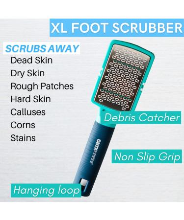 Double Sided XL Curved Foot File & Callus Remover - Professional Spa Pedicure Kit for Dead Skin, Cracked Heel Repair, Exfoliation - Buy Online on GoSupps.com