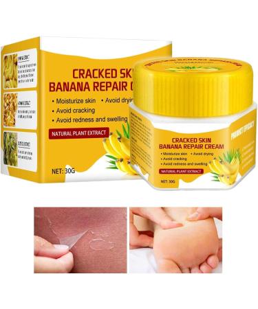 Banana Repair Foot Cream Anticracking Dry Feet Balm 30 Cracked Heel Moisturizer Foot Repair Moisturizing Remove Dead Skin Foot Care Products for Men Limitoll - Buy Online on GoSupps.com