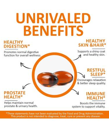 Pumpkin Seed Oil with Saw Palmetto Softgels 300 Count | 1000mg per Serving Cold Pressed 2-in-1 Formula Dietary Supplement with Essential Fatty Acids & Phytosterols | Non-GMO Gluten-Free - Buy Online on GoSupps.com