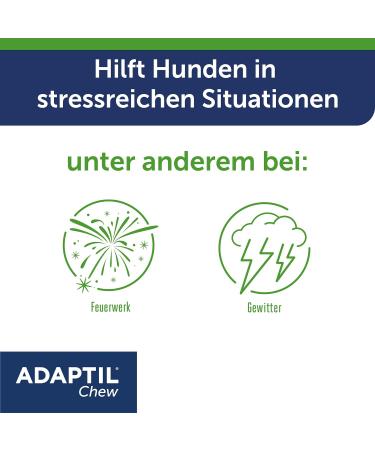 Adaptil Chew for Dogs - Anti-Stress Snack | Natural Fast Relaxation | 30 Pieces - Buy Online on GoSupps.com