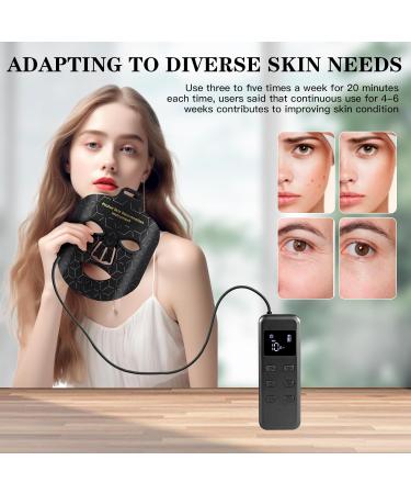 LED Light Therapy Mask - 7 Colors Near Infrared Face Device for Home & Travel Skincare - Buy Online on GoSupps.com