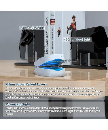 KTS Nail Fungus Cleaning Device - Rechargeable Laser Therapy for Onychomycosis | Portable & Easy to Use | 7 Minutes a Day | Rice White - Buy Online on GoSupps.com