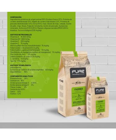 Avantis Pure Farmer Adult Dog Food for Medium and Large Breeds - 12 kg - 100% complete and balanced food - Highly digestible with Lamb - Buy Online on GoSupps.com