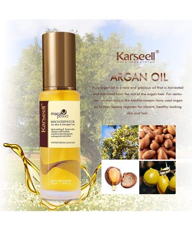 Moroccan Argan Oil Hair Serum - Cold Pressed, Weightless Healing Treatment 50ml - Buy Online on GoSupps.com