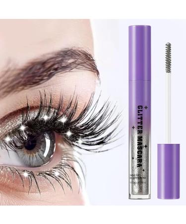 Shimmering Mascara Long-Lasting Waterproof Mascara Lengthens and Curls Eyelashes Makeup for Evening Wedding Stage - Buy Online on GoSupps.com