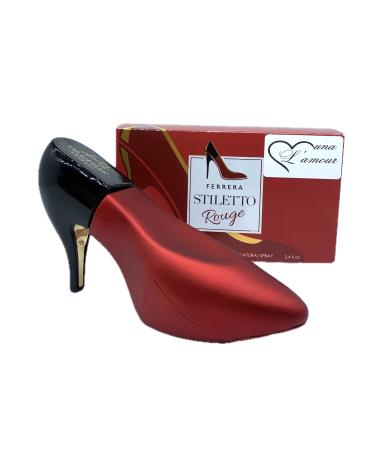 Muna L'amour Women's cologne 3.4 Fl. Oz. Eau de Parfum Spray (FERRERA STILETTO ROUGE)