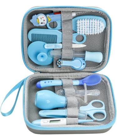 14 PCS Baby Grooming Baby Nail Kit RoseFlower Protable Newborn Nursery Health Care Set Include Baby Comb Brush Clipper Cleaner Baby Scissors etc for Baby Girl & Boy Gifts Newborn Gift Set#Blue #2 - Buy Online on GoSupps.com