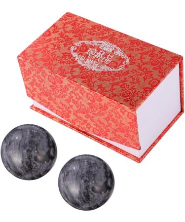 Minkissy 6-Piece Natural Jade Fitness & Rehabilitation Balls | Massage & Trigger Balls for Seniors | Baoding Health Balls for Elderly Wellness - Buy Online on GoSupps.com