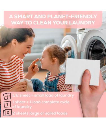 Dip Eco-Friendly Laundry Sheets Detergent | Plant Based Plastic Free & Zero Waste | Perfect for Sensitive Skin | Fragrance Free | 60 Load fragrance free 30 count (Pack of 2) - Buy Online on GoSupps.com