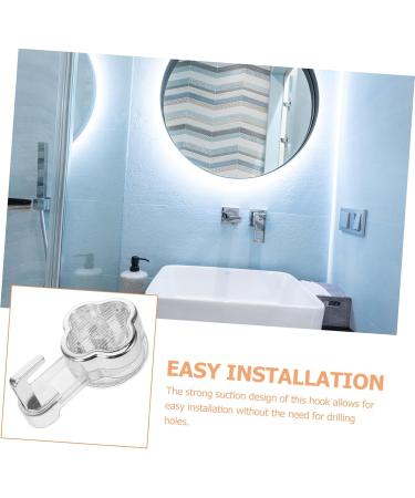 Uonlytech 2pcs Powerful Vacuum Hook Wall Towel Hook Suction Cup Towel Hooks Kitchen Hooks Transparent Plastic 10.00X5.70X4.40CMx2pcs Transparentx2pcs - Buy Online on GoSupps.com