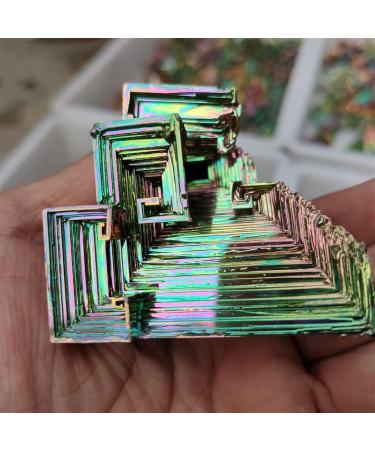 180-200g top!Quartz Rainbow Titanium Bismuth Specimen Cluster Stone JZIGTDEM - Buy Online on GoSupps.com