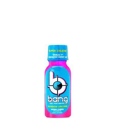 VPX (Vital Pharmaceuticals) BANG SHOT - Rainbow Unicorn, Carbonated Energy Shot, 3 fl oz. (12 Drinks)