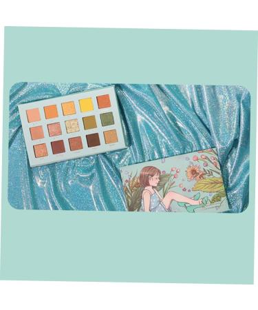 LALADEFIEE 1pc 15 Cosmetic Pallet Female Makeup Accessories Compact Green - Buy Online on GoSupps.com