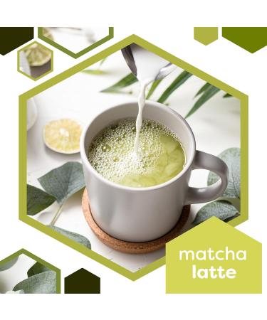 ERBOTECH BIO Matcha Tea 200g - Organic Japanese Green Powder - 100% Natural & Vegan - Ideal for Cakes, Smoothies, Iced Tea - Buy Online on GoSupps.com