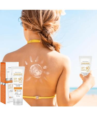 XdealCozyxc Face Sunscreen with Spf90 Oil Free Sun Cream Anti Sun UVA/UVB Radiation Protection Lotion Oil Free Sun Cream - Buy Online on GoSupps.com