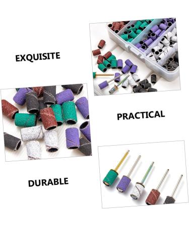 3 Sets nail polish set nail polishing band fine sanding bands for nail drill manicure band nail kits fine grit sanding bands for nail drill nails kit nail bit alloy mandrel frosted - Buy Online on GoSupps.com