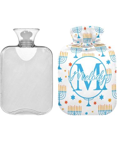 Personalized CHANUKKA Symbols Heat Bottle | Custom Hot Water Bottles for Pain Relief | 2L Hand & Foot Warmer for Sports Injuries - Buy Online on GoSupps.com