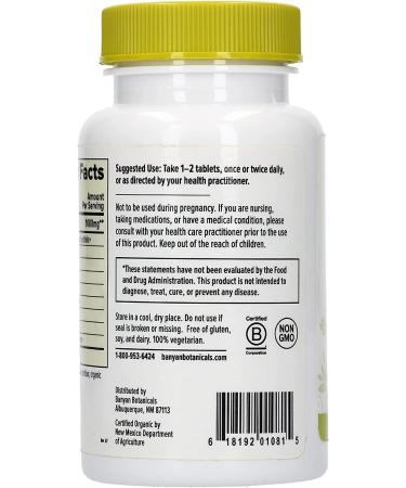 Banyan Botanicals Pitta Digest - USDA Organic 90 Tablets - Cooling & Soothing for Hot Digestive System - Buy Online on GoSupps.com