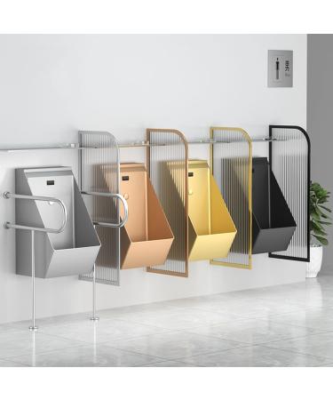 Automatic Sensor Urinal Toilet Washout Urinal Wall Mounted Intelligent Touchless Urinal Flush Valve Auto Urinals Flushing Set (Gold) - Buy Online on GoSupps.com