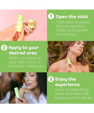 SweetSpot Flavored Solid Perfume Stick Portable Travel Perfumes for Women Long Lasting Fragrances Non Sticky Formula Natural Ingredients Fragrance Stick (Watermelon) - Buy Online on GoSupps.com