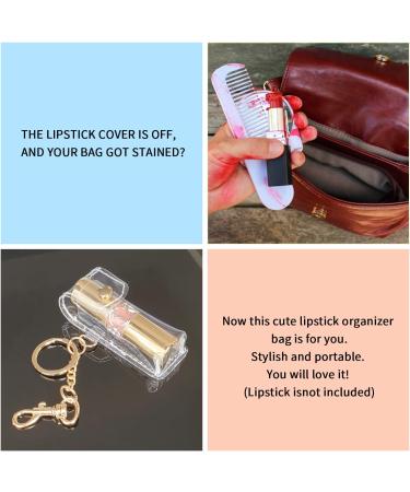 Buy Patty Both Fashionable Transparent Lipstick Key Holder | Portable Lip Balm Holder with Key Rings - International Shipping Available! - Buy Online on GoSupps.com