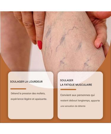 Leg Cream | Slimming and Massaging Leg Cream | Soothing and Moisturizing Calf Care for Men and Women | Muscle Relief at Home or While Traveling - Buy Online on GoSupps.com