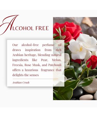 ARABIAN PERFUMES & OILS Arabian Crush Perfume Oil - Fruity Floral Musky Fragrance Oil for Men and Women - Travel Size Perfume 0.10 Fl. Oz. - Buy Online on GoSupps.com