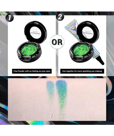 Charmacy Duochrome Eyeshadow - Insane Shifters Chameleon Eyeshadow - Metallic Eye Looks - 100% Vegan & Cruelty Free | 1.9g - Buy Online on GoSupps.com