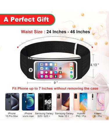 Stylish Pass Belt for Cell Phones | Unisex Hip Pocket Belt Bag with Touchscreen | Ideal for Running Hiking & Fitness - Fits Smartphones Up to 6.9  - Buy Online on GoSupps.com