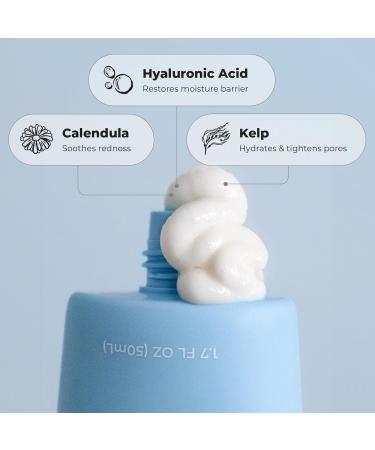 Miami Beach Bum Hydrating Face Rescue Cream | Hyaluronic Acid Squalane Vitamins A & C | Non-Greasy Fragrance-Free Ideal for Sensitive & Acne-Prone Skin - Buy Online on GoSupps.com