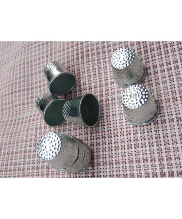 LGEGE 30PCs Silver Toned Vintage Metal Sewing Thimbles - DIY Crafts Thimble Set (19mm x 18mm) - Buy Online on GoSupps.com