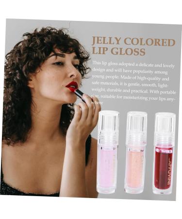 Shop Angoily 3pcs Glitter Lip Gloss & Jelly Lipstick - Moisturizing Candy Lipstick for Girls | Convenient Travel Essential - Buy Online on GoSupps.com