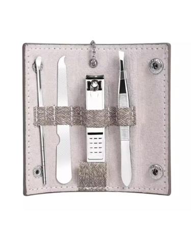 Nail Scissors Nail Clippers Set Thick Nails Cutter Manicure Set with Tweezer for Eyebrow Plucking Nail Trimming for Men and Women Toenail Clippers (Color : Pink)