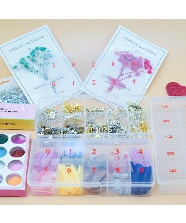 NailSlowee Nail Tip Box Organizer - 4pc Plastic Empty Acrylic Organizer Case for False Nails, Rhinestones, Glitter & Jewelry - Buy Online on GoSupps.com