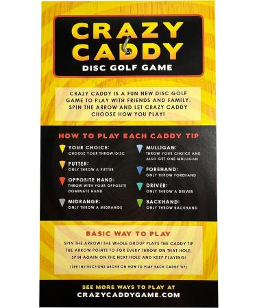 Crazy Caddy Disc Golf Game - Fun Outdoor Game for All Ages - Buy Online on GoSupps.com